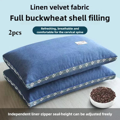 NatureNest Buckwheat Pillow - 2 Piece